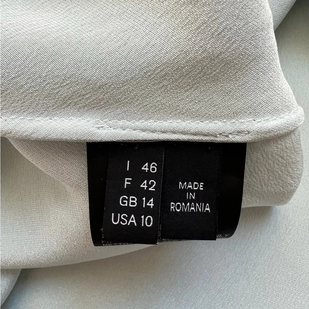 Derek Lam 100% Silk Cowl Neck Blouse Cami Top Sz 10 NWT Quiet Luxury Minimalist - Picture 10 of 11